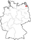 Karte Stolpe bei Anklam